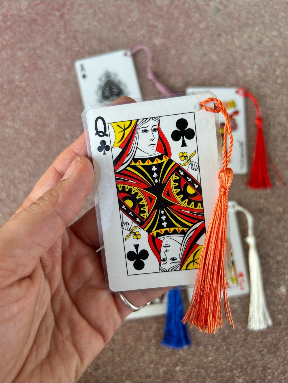 Handmade Upcycled Vintage Playing Card Bookmarks - You Pick Yours! - Picture 2 of 7